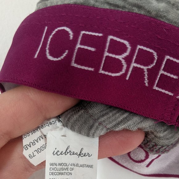 Icebreaker Merino Wool Racerback Sports Bra - Picture 3 of 4